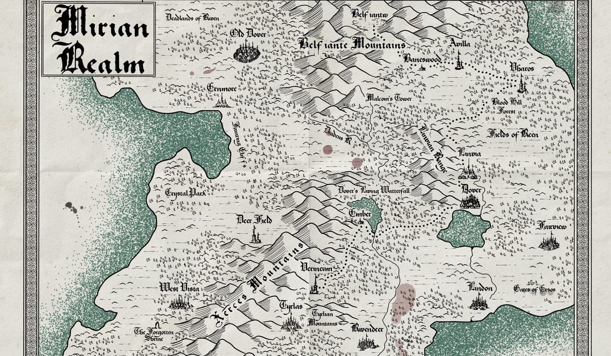 World map — We Were Immortal Series